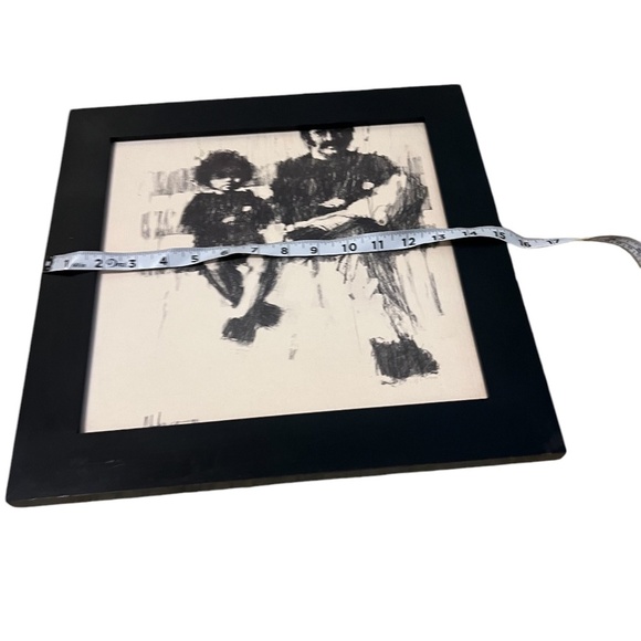 Aldo Luongo Charcoal Lithograph Framed Sketch From His Lovers Series. - Picture 7 of 8